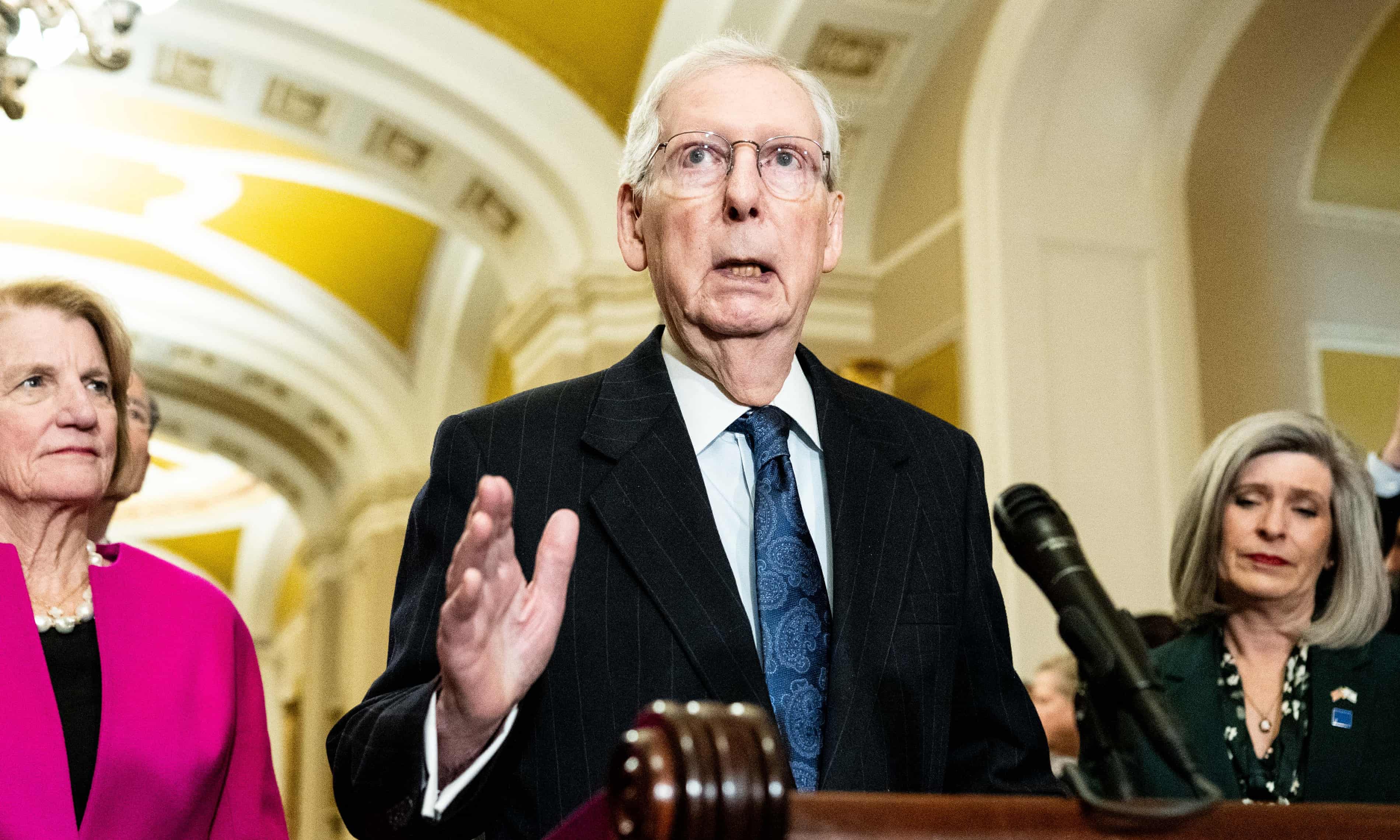Shut the F*$%b Up, Donny! Mitch McConnell walks back Trump-driven opposition to Ukraine and border deal (theguardian.com)