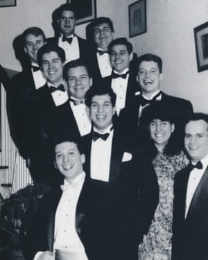 A 1990 Harvard yearbook shows Gorsuch, second row from the top on the left. One professor recalled him as ‘a very, very bright judge’ and ‘personable’. Photograph: Courtesy of Harvard Law School