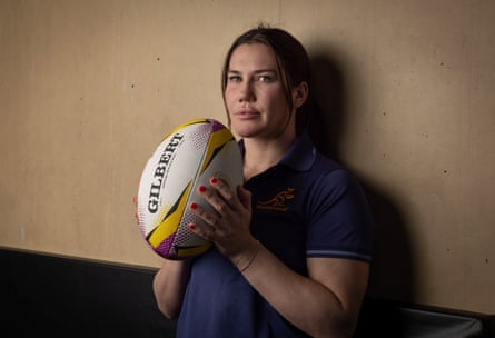 Charlotte Caslick before the union World Cup in 2025.