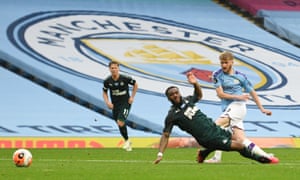 Tommy Doyle fires in a shot against Newcastle in July