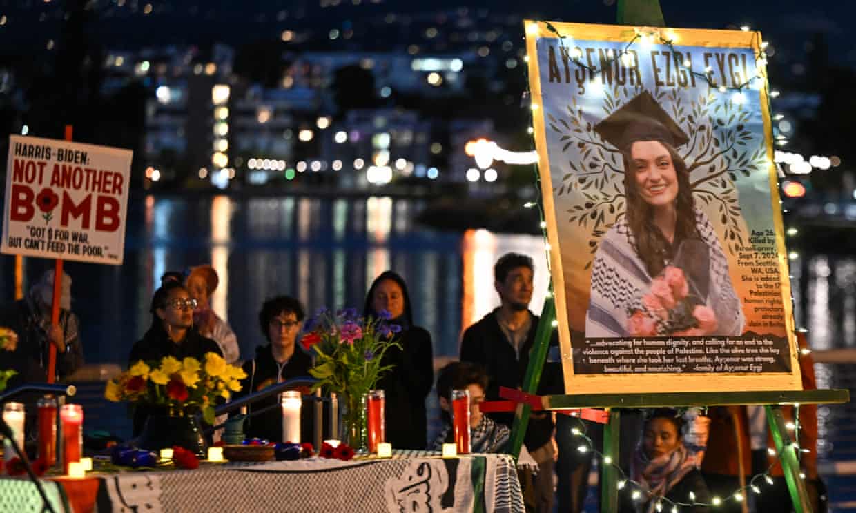 ‘So many similarities’: Rachel Corrie’s parents call for inquiry into death of Ayşenur Ezgi Eygi
