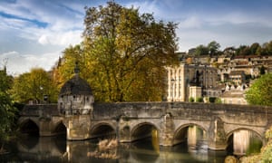 Bradford on Avon, the town bridge over the river Avon in the quaint Wiltshire town