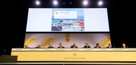 A Shell shareholders' meeting.