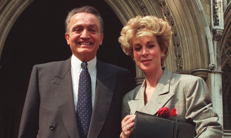 Wafic Saïd and Rosemary, his wife, in 1992.