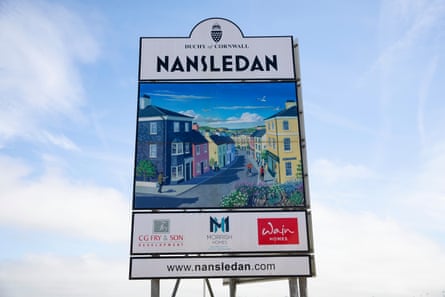 A sign in Nansledan, Cornwall