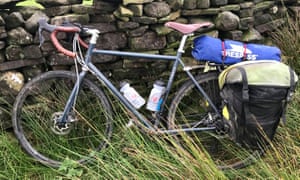 Martin Love’s temple bike leaning against a wall