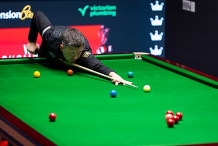 Kyren Wilson sinks a pot during his fine comeback win.