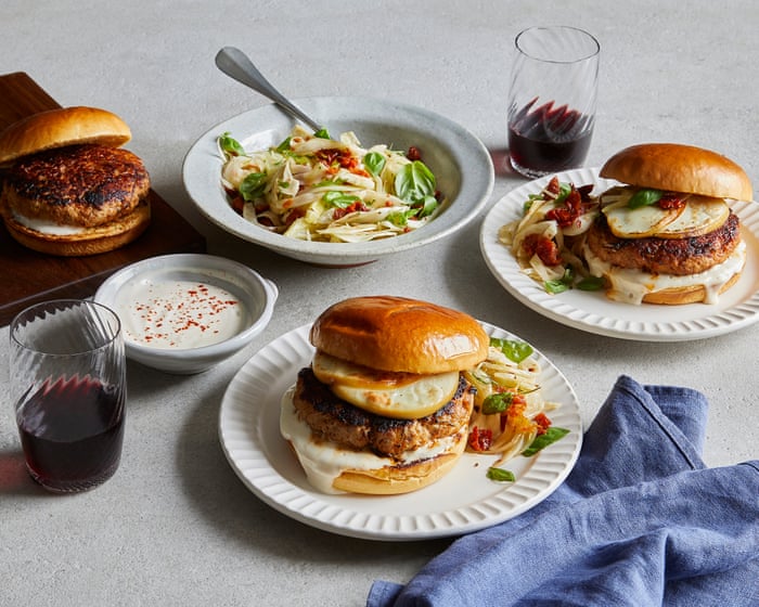 Nduja and pork burgers recipe