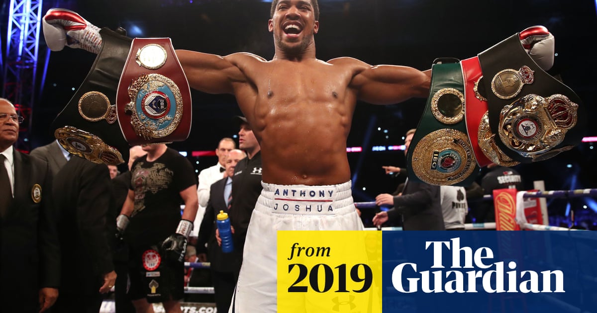 Anthony to defend heavyweight titles in New York against Jarrell Miller Anthony Joshua | The Guardian