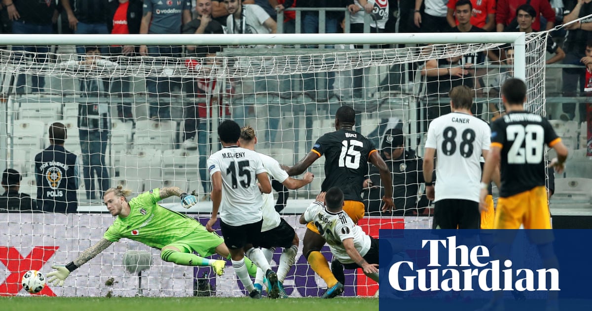 Willy Boly puts Wolves back on track with injury-time winner at Besiktas