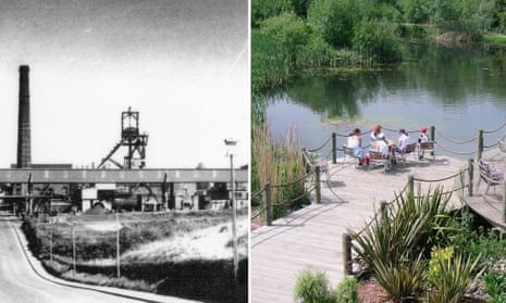 Before and after: the National Forest has given new life to a landscape ravaged by coal mining
