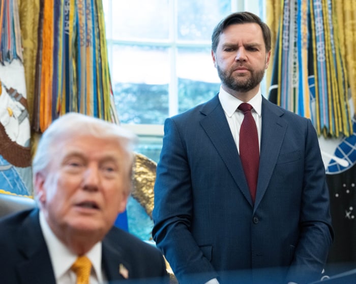 Petrol more than $4 a gallon? Don’t blame JD Vance! | Arwa Mahdawi
