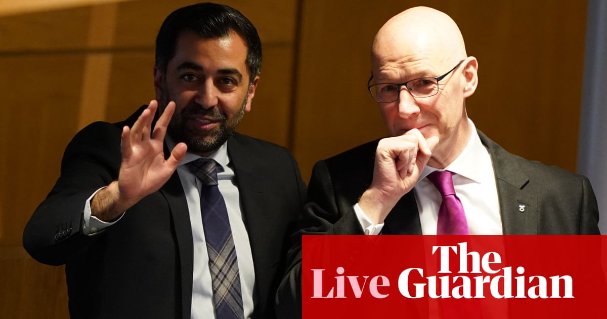 ユサフ氏が感情的な別れを告げる中、ジョン・スウィニー氏がスコットランド初代大臣に選出 – 政治のライブ from theguardian.com ユサフ氏が感情的な別れを告げる中、ジョン・スウィニー氏がスコットランド初代大臣に選出 – 政治のライブ from theguardian.com