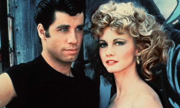 John Travolta and Olivia Newton-John.