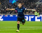 European football: Inter beat Lazio and leapfrog Roma to go top of Serie A