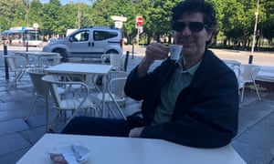 The writer’s friend, José, joins him for coffee.
