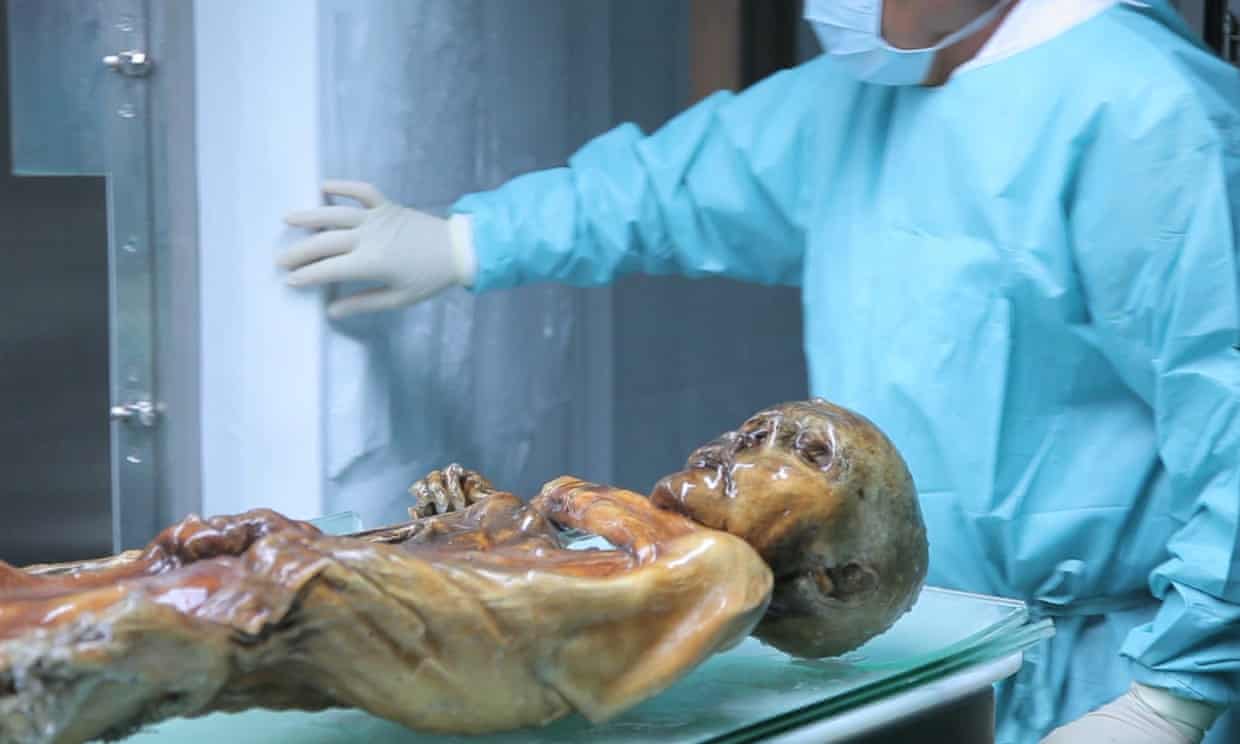Otzi the iceman mummy