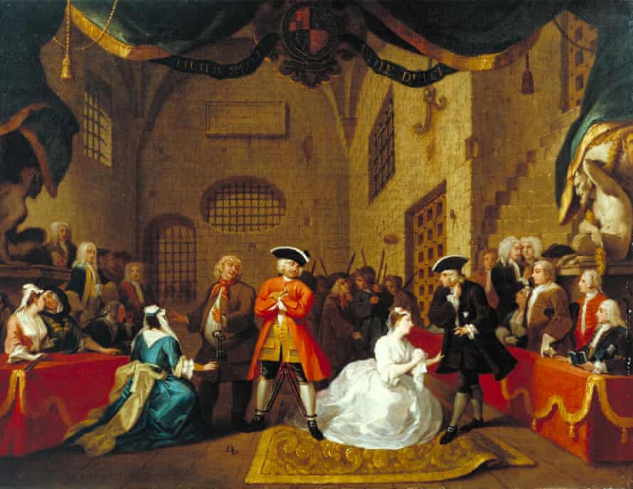 A Scene from The Beggar’s Opera VI, 1731 , William Hogarth.