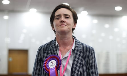 Anne Marie Waters, a For Britain Movement candidate at the Lewisham East byelection, 2018.