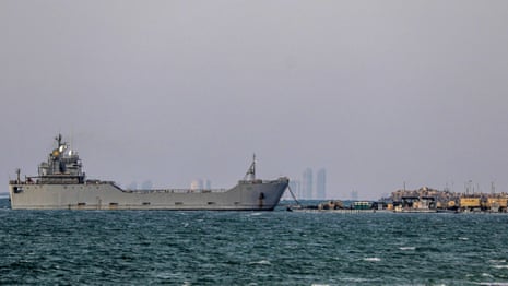 Humanitarian aid reaches Gaza via new US pier – video