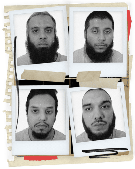 (Clockwise from top left) Naweed Ali, Khobaib Hussain, Tahir Aziz and Mohibur Rahman.