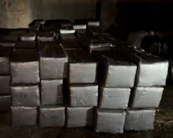 Cocaine hidden in ship off the Canary Islands.