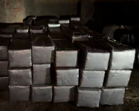 Cocaine hidden in ship off the Canary Islands.