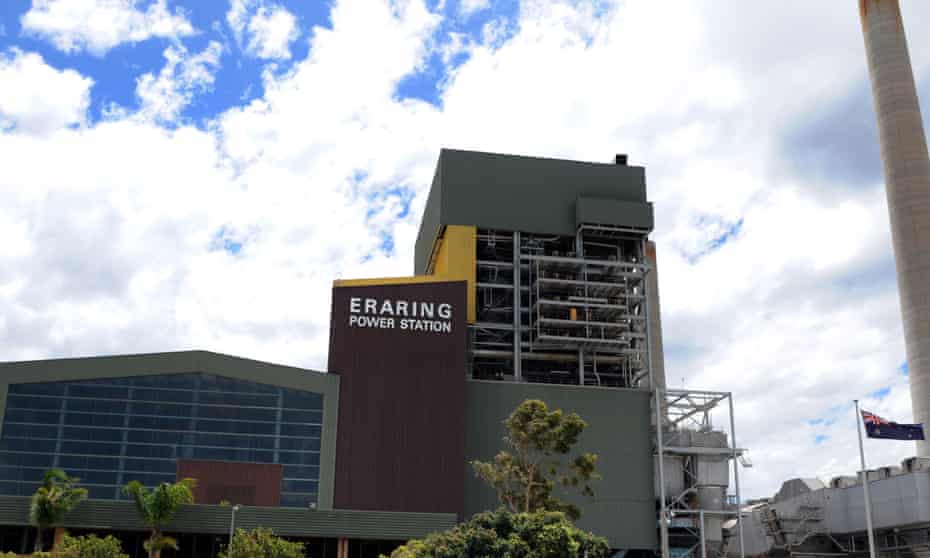 Eraring Power Station at Lake Macquarie , which provides about a fifth of NSW’s electricity, 