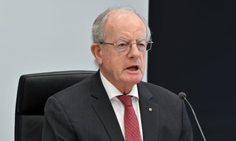 Inaugural commissioner Paul Brereton during his opening address of the National Anti-Corruption Commission in Canberra.