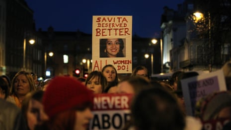 Savita Halappanavar's parents call for 'yes' vote in Irish abortion referendum – video