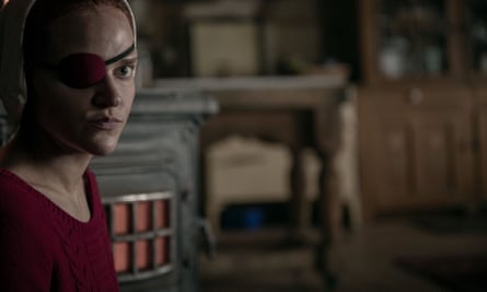 Janine, played by Madeline Brewer, in The Handmaid’s Tale.