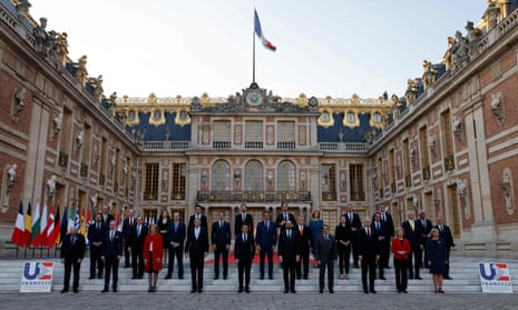 EU leaders at the Palace of Versailles
