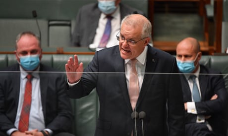 Scott Morrison in question time