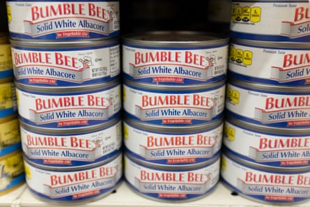 Bumble Bee albacore cans 