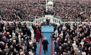 Donald Trump arrives on the West Front of the US Capitol for his swearing-in on 20 January 2017 in Washington DC. 1539.jpg?width=300&quality=85&auto=forma