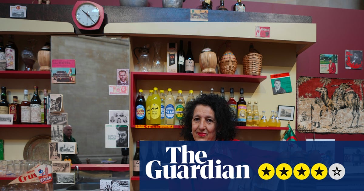 Zineb Sedira review: A chic ode to revolutionary cinema, brainy boozers and exceptional berets
