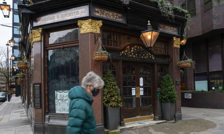 A closed pub in London