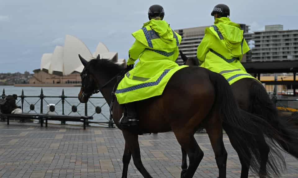 Police on horses
