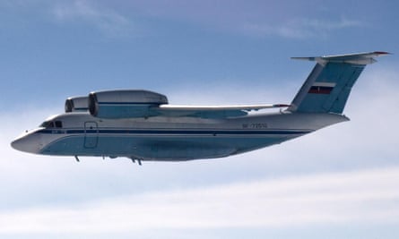 A Finnish Air Force photograph shows a Russian AN-72 transport plane, taken by a Finnish aircraft pilot. Finland’s Defense Ministry said it suspects a Russian military aircraft on Thursday violated Finnish airspace 