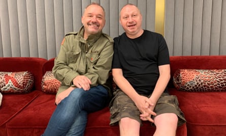 ‘The best’ … Athletico Mince hosts Bob Mortimer and Andy Dawson.