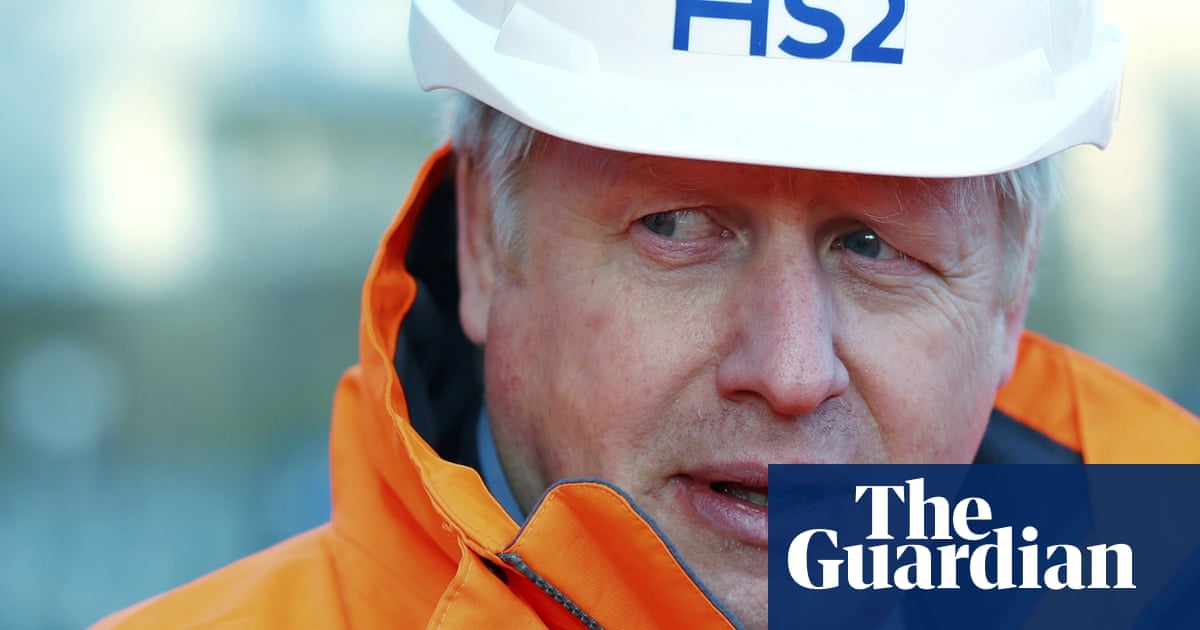 Boris Johnson bets on HS2 to deliver new spine of UK transport