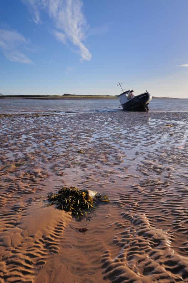 la playa de Ravenglass.