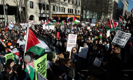 Thousands march on Washington to demand ceasefire in Gaza | Israel-Gaza ...