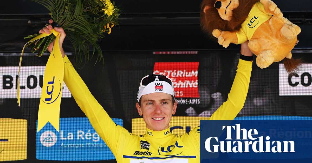 Tadej Pogacar goes solo for Dauphine stage win to reclaim yellow jersey