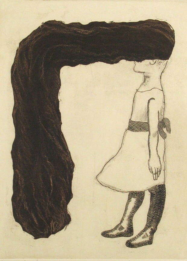 The artwork Talking to My Hair by Alice Maher.
