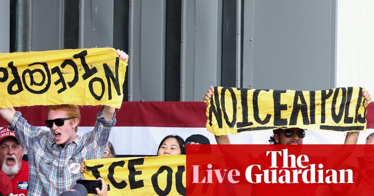 Trump’s Georgia Rally Interrupted by Anti-ICE Protesters – Live US Politics Update Trump’s Georgia Rally Interrupted by Anti-ICE Protesters – Live US Politics Update