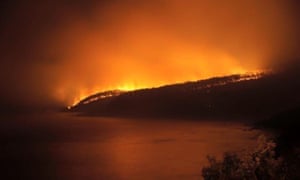 Great Ocean Road bushfire