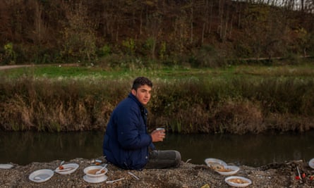 Barkal in November 2018 near an informal camp at the border with Croatia.