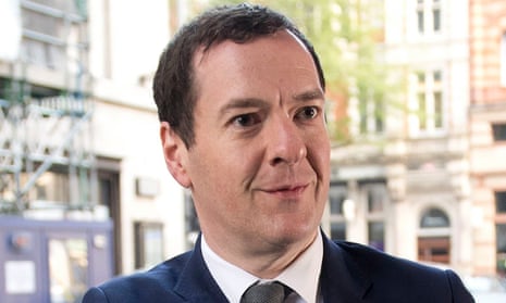 George Osborne arriving on his first day at work as editor of the London Evening Standard newspaper in London in 2017