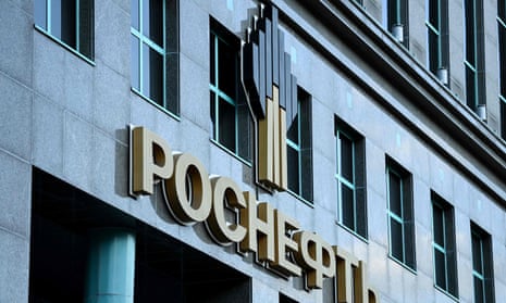 Russia's oil producer Rosneft’s headquarters in Moscow. 